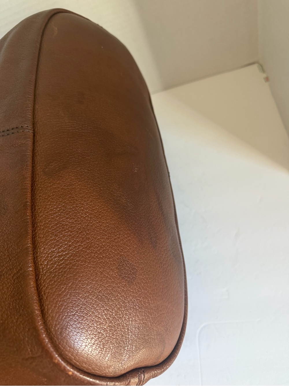 Givenchy Brown Leather Satchel with Gold-Tone Hardware - Picture 9 of 15